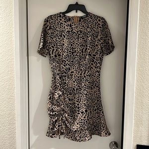 Missguided leopard dress